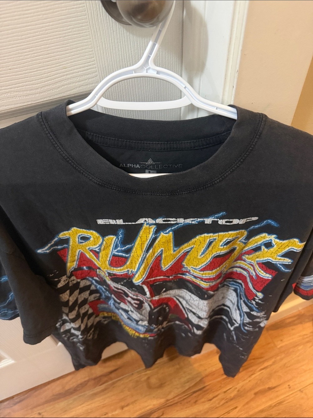 RUMBLE Black Graphic Racing Tee - Kids - Picture 4 of 4
